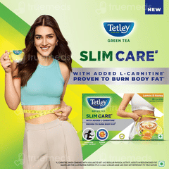 Tetley Slim Care Lemon & Honey Flavoured Green Tea Bags 25